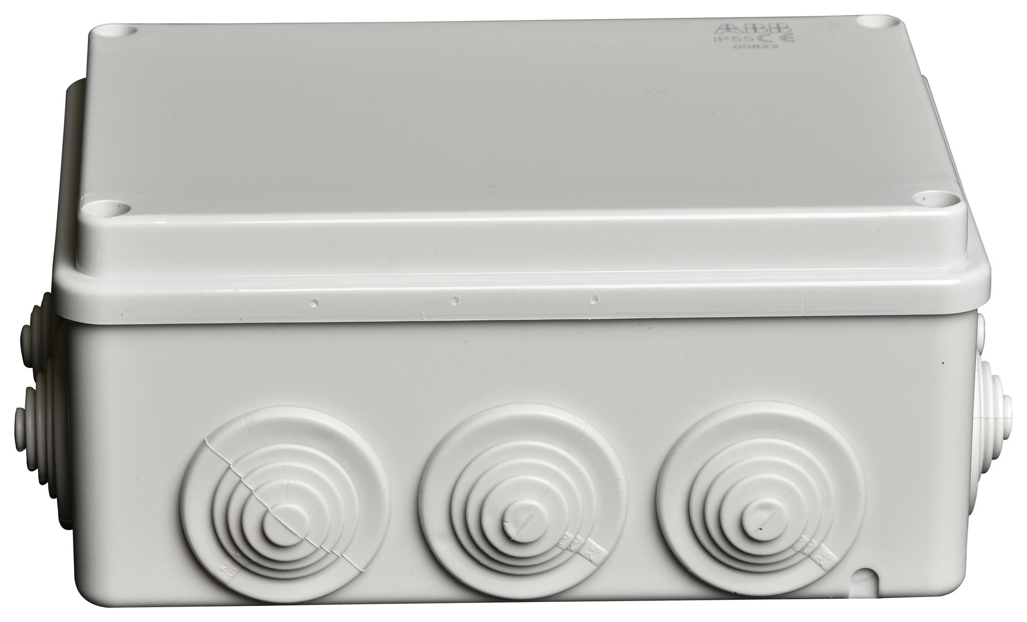 Коробка пластиковая FS С кабельными вводами и клеммниками ip55 100х100х50мм